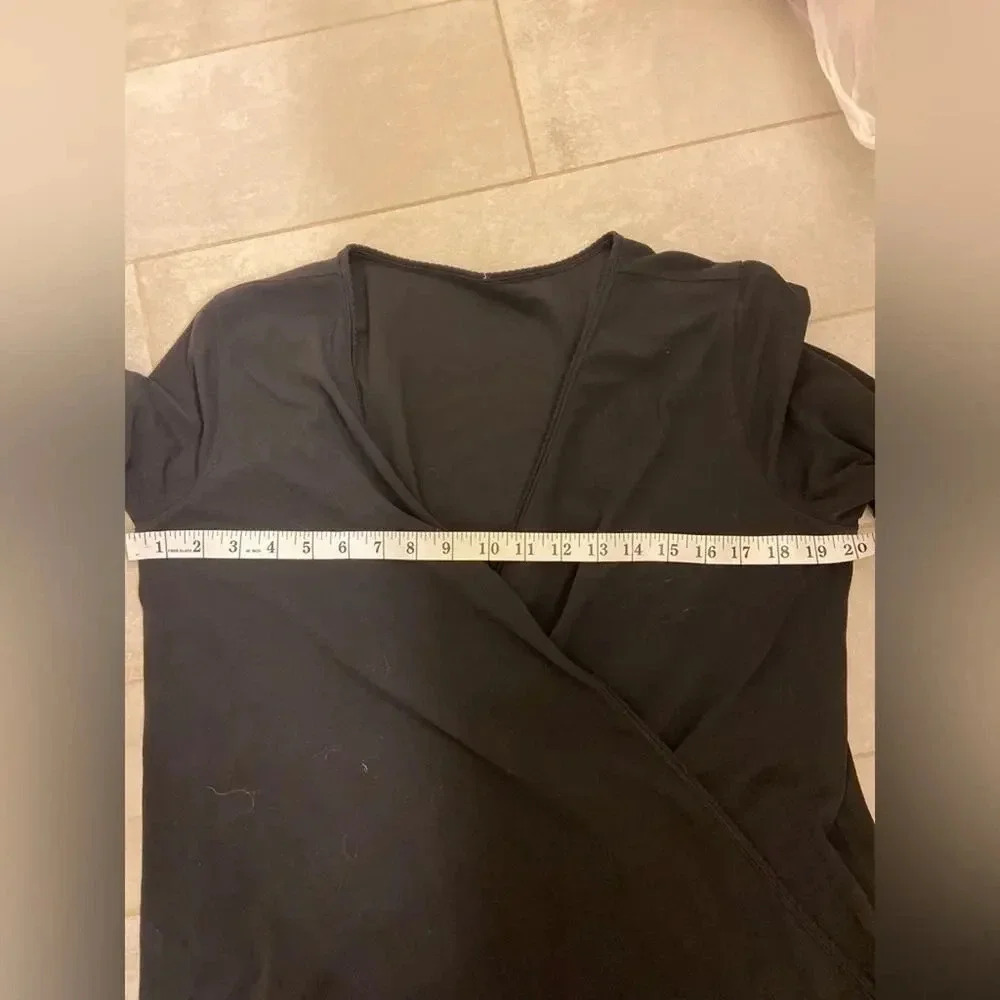 Lululemon Full Freedom Long Sleeve Black Size Medium - Picture 5 of 6